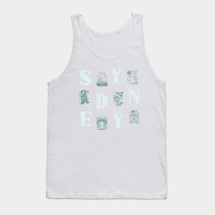 Sydney Alphabets - Lazy Afternoon Tank Top